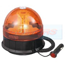 Maypole MP4091 12v/24v Magnetic Mounting LED Flashing Amber Beacon ECE R10